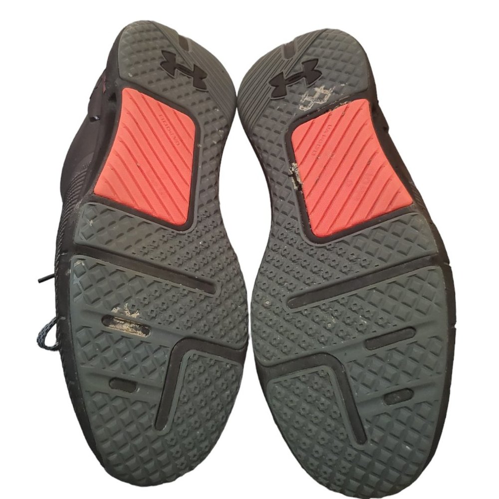 Under Armour HOVR Rise Mens Gray Black Red Size 9.5 Running Sneakers Shoes - Picture 6 of 6